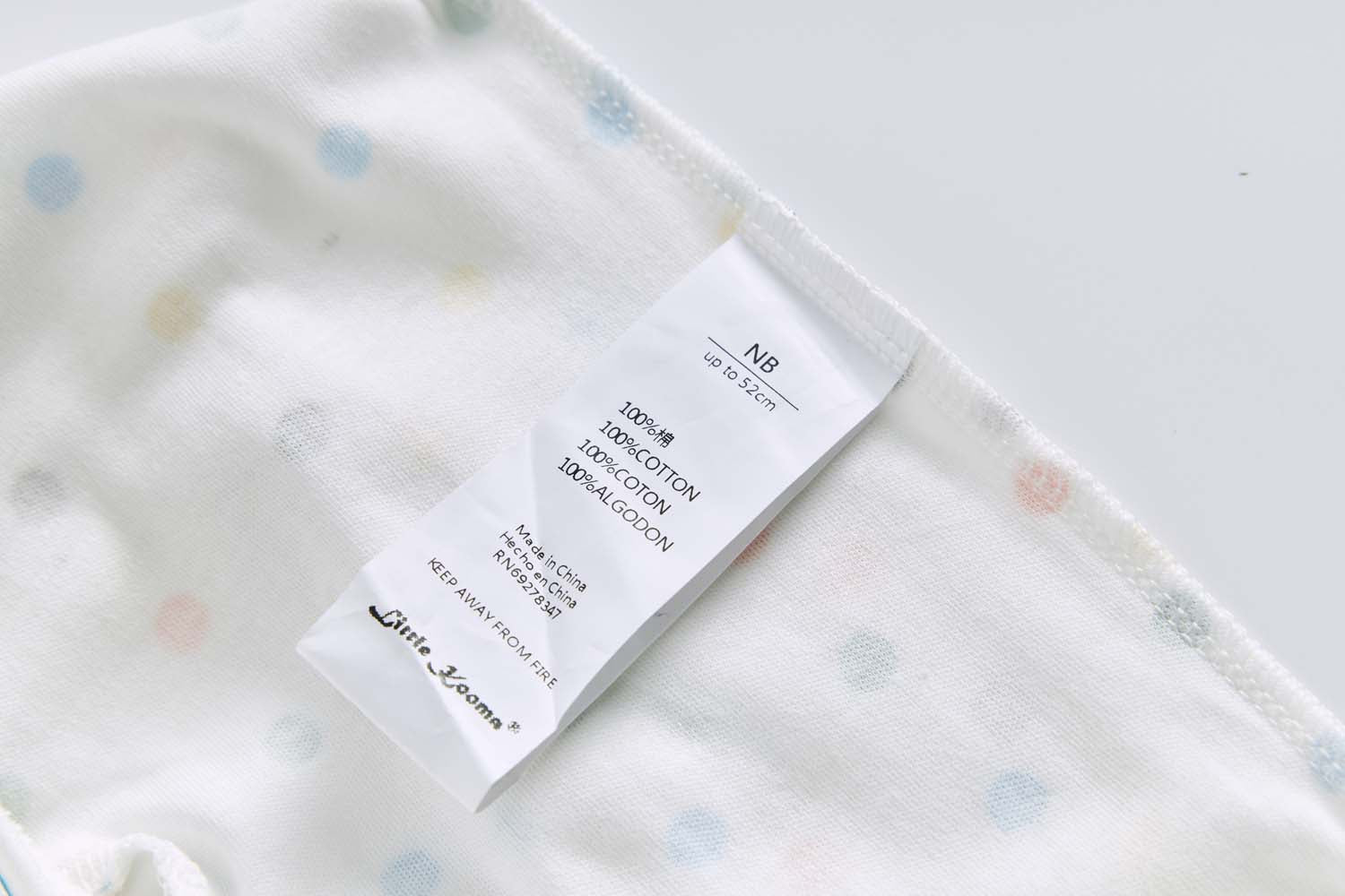 Baby Cotton Sleepsuit Polka Dots Cherry Two Way Zipper All In One Jumpsuit Feet Cover - Little Kooma