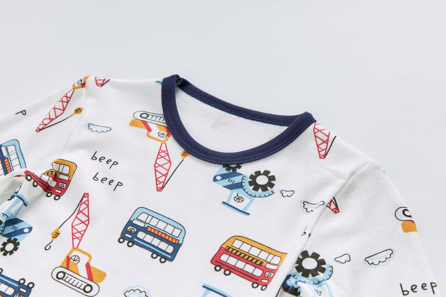 Baby Kids Pajamas Vehicles Top n Pants Set - Little Kooma