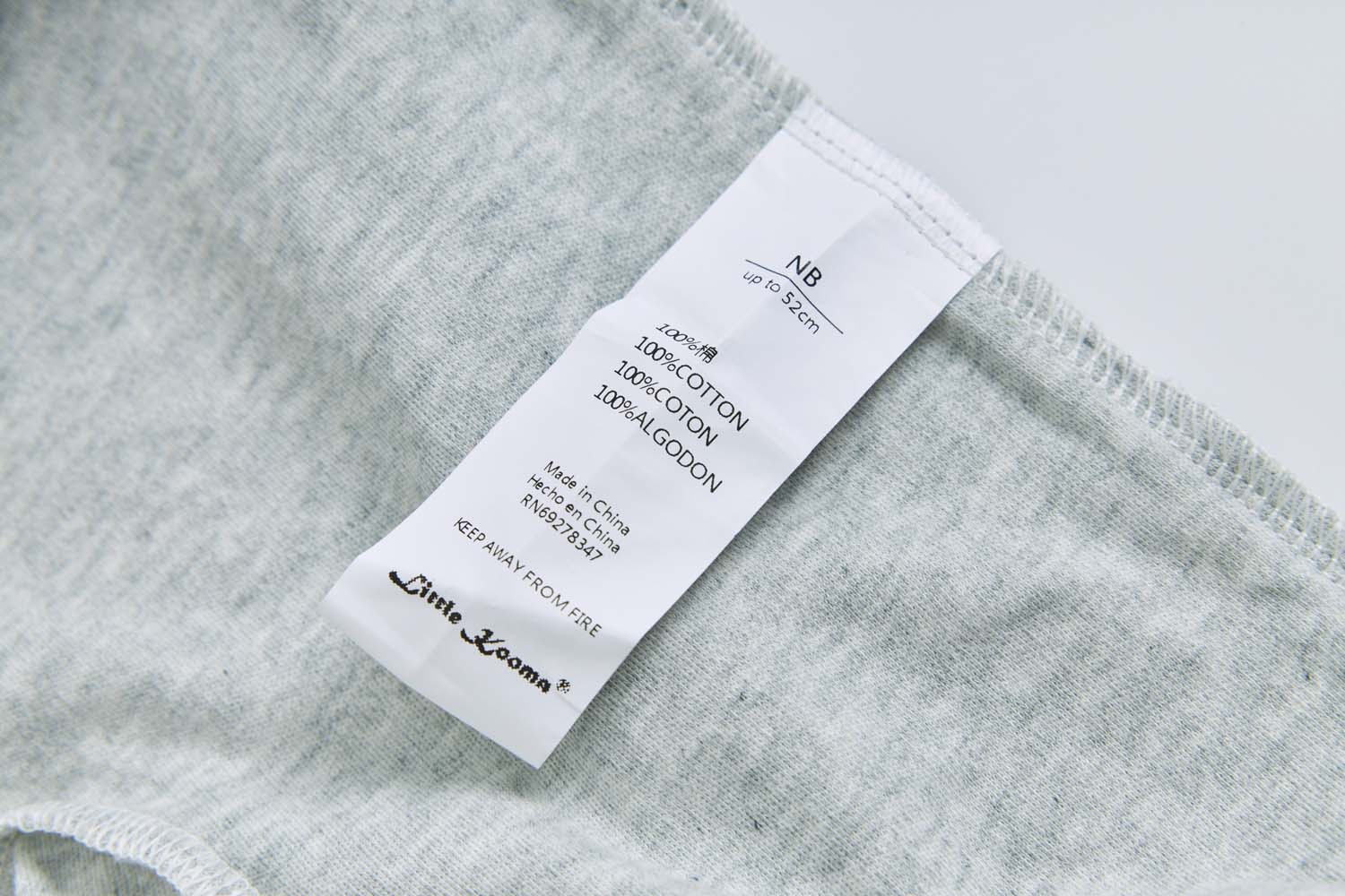 Baby Boy Cotton Sleepsuit Grey Animal Lion Two Way Zipper All In One Jumpsuit - Little Kooma