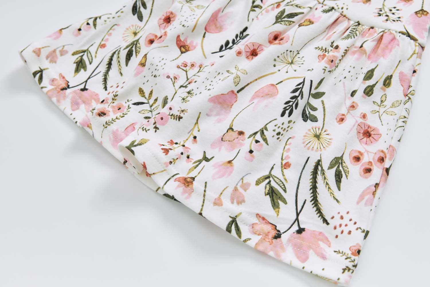 Baby Girl Pink Floral Bodysuit Dress n Pink Cardigan 2 Pc Set - Little Kooma