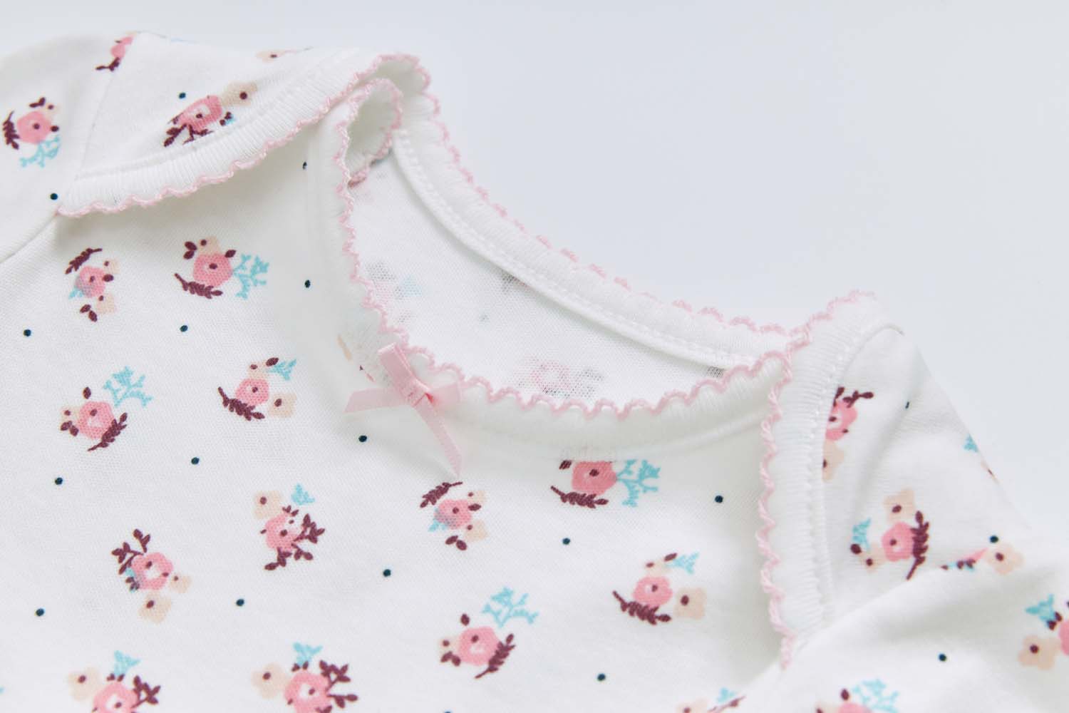 Baby Girl Bouquet Bodysuit Dress n Pink Stripe Cardigan 2 Pc Set - Little Kooma