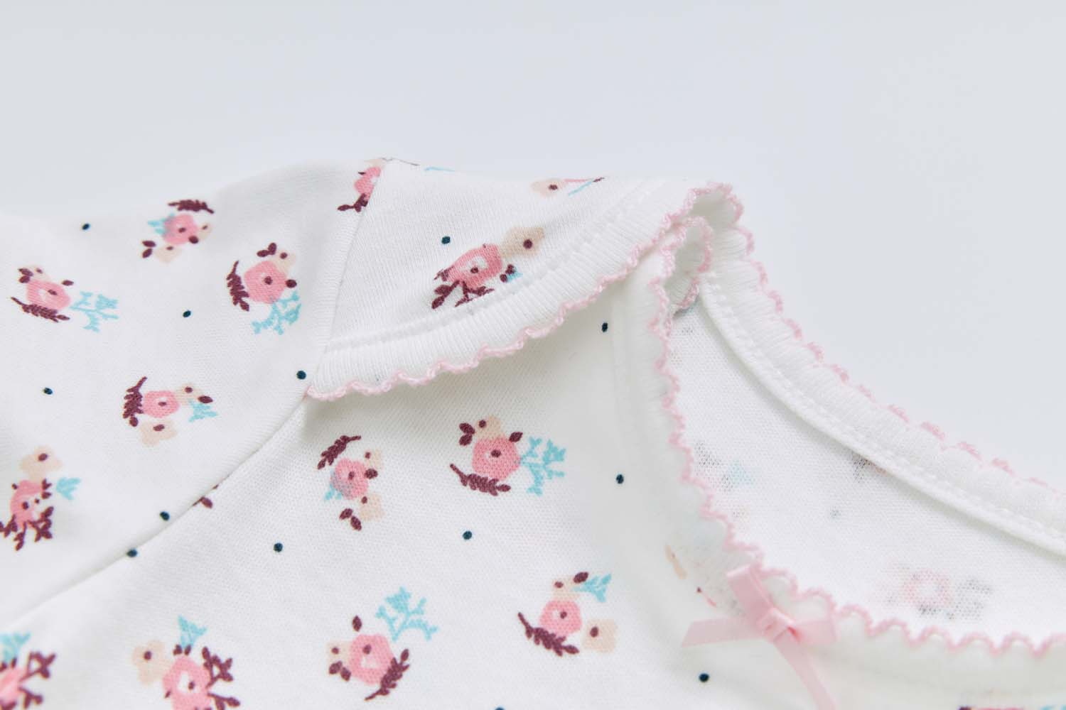 Baby Girl Bouquet Bodysuit Dress n Pink Stripe Cardigan 2 Pc Set - Little Kooma