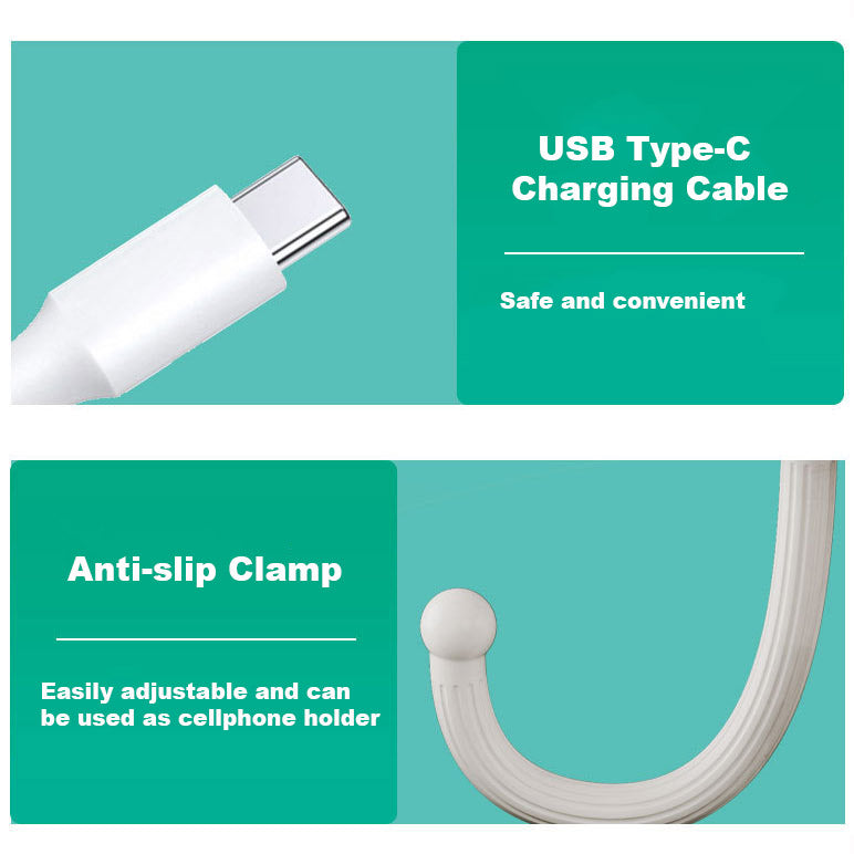 Baby Kids Leafless Oscillating Mini Three-speed Airflow Night Light Mosquito Repellent Stroller Fan - Little Kooma