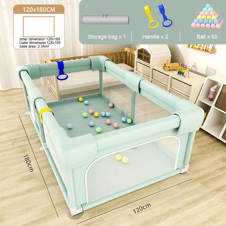 Portable Foldable Baby Toddler Pop Up Mesh Playpen Play Yard w Ocean Balls - Little Kooma