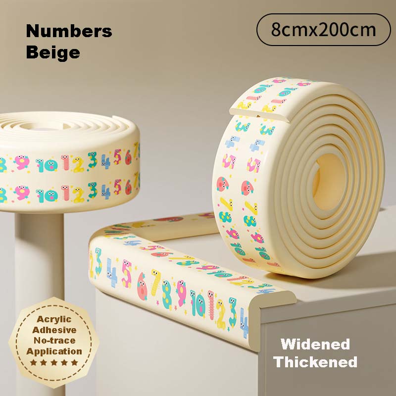 Baby Kids Safety Desk Table Edge Cushion Cover Protector Corner Guard Bumper Anti-Collision Edge Strip Protector - Little Kooma
