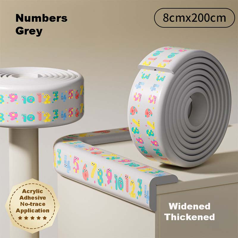Baby Kids Safety Desk Table Edge Cushion Cover Protector Corner Guard Bumper Anti-Collision Edge Strip Protector - Little Kooma