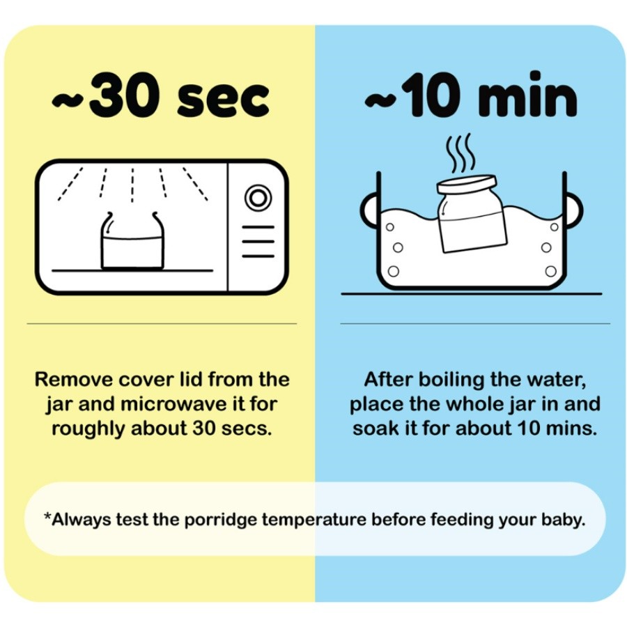 Ready To Eat Baby Rice Porridge 145g Eusik Porridge For Baby 6m 8m 10 months | Vegetables | Salmon Cod From South Korea - Little Kooma