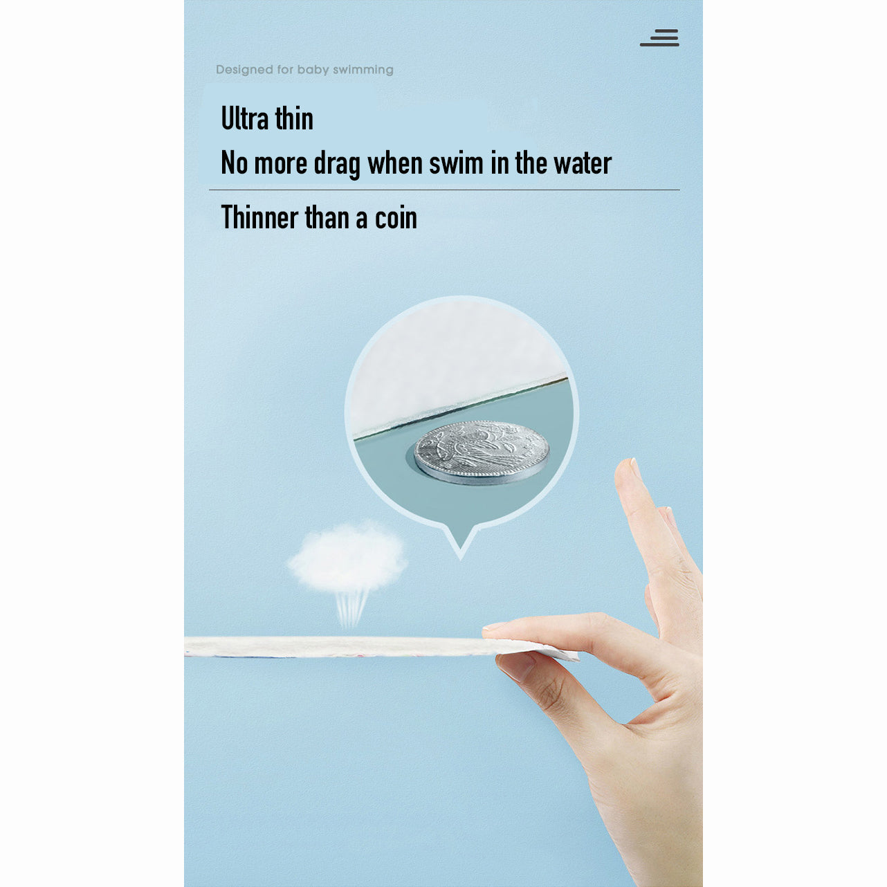 Uber Bear Baby Disposable Swimming Pants Diaper Anti-leak - Little Kooma