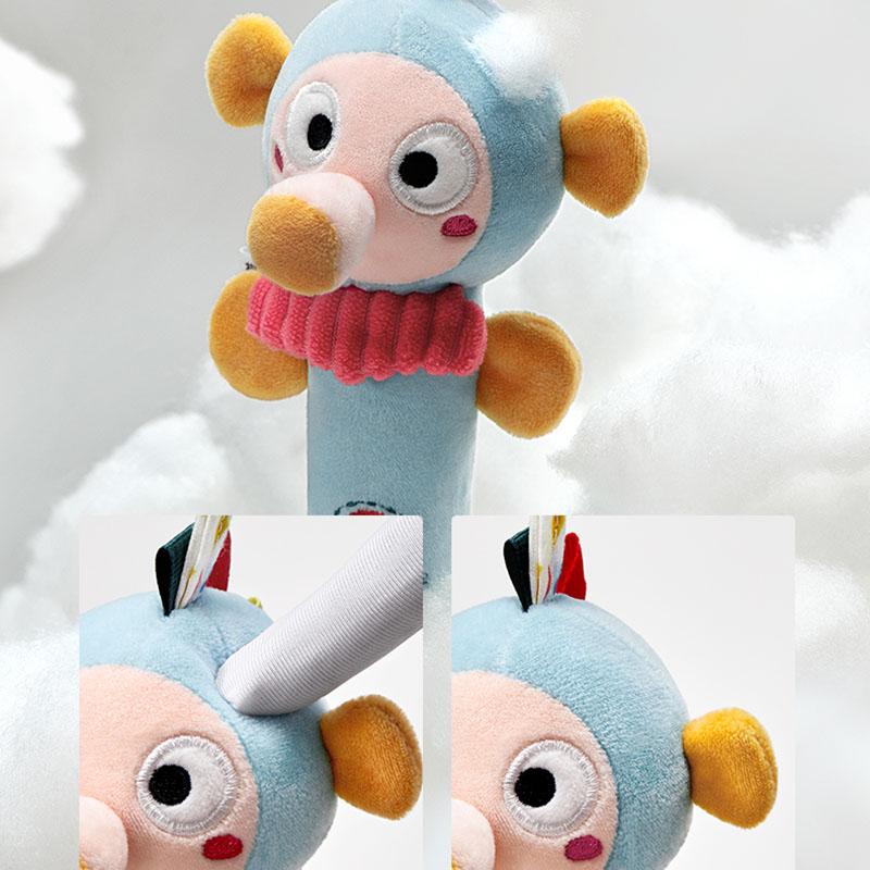 Babycare Plush Toy Baby Rattle Soothing Toy - Little Kooma