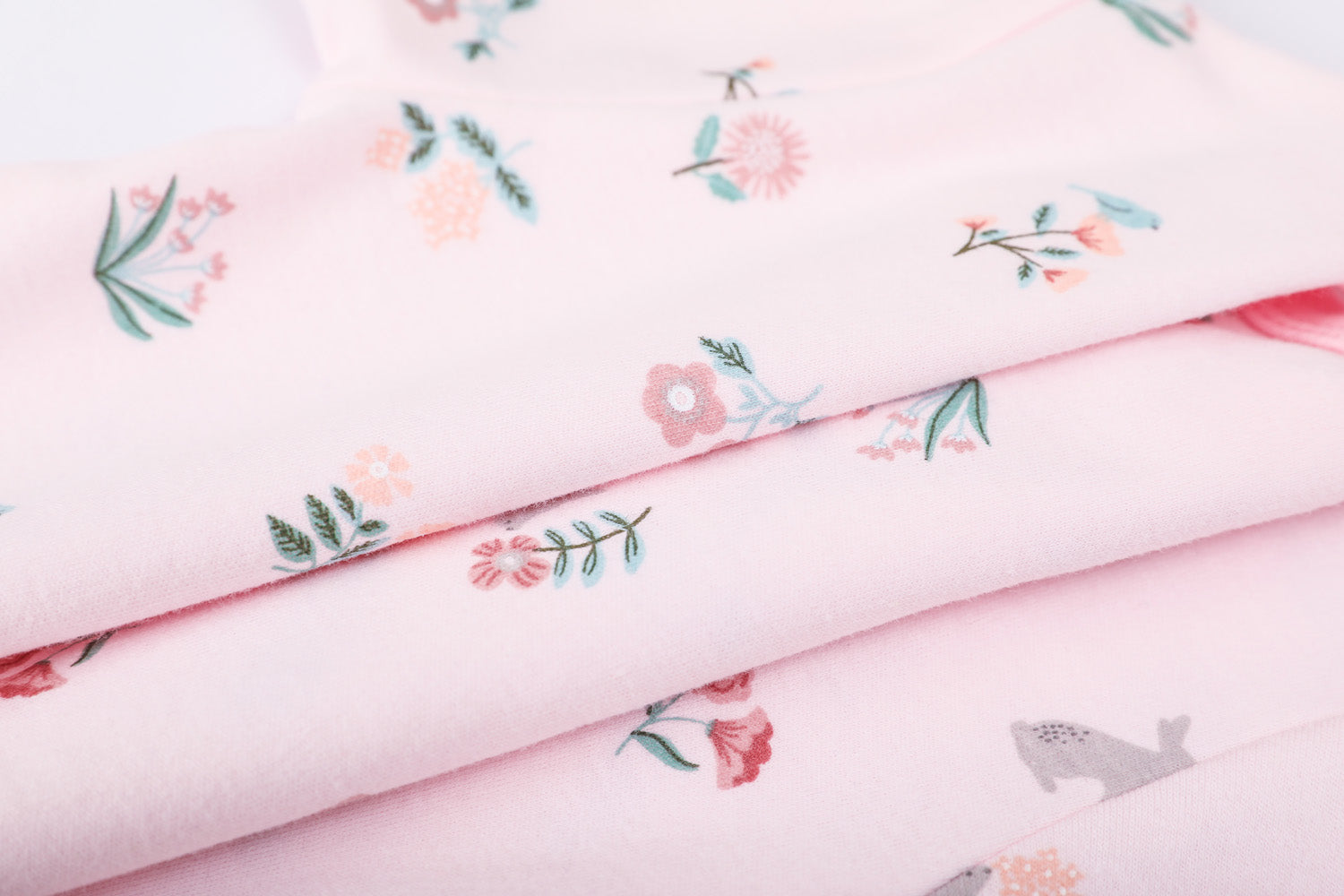 Baby Girl Ruffled Trim Floral Printed Top n Shorts Set - Little Kooma