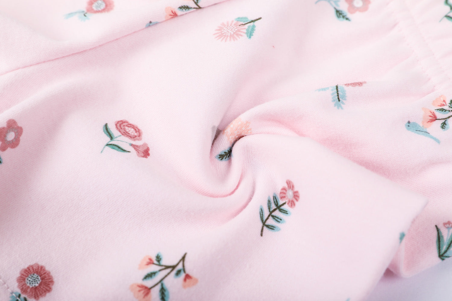 Baby Girl Ruffled Trim Floral Printed Top n Shorts Set - Little Kooma