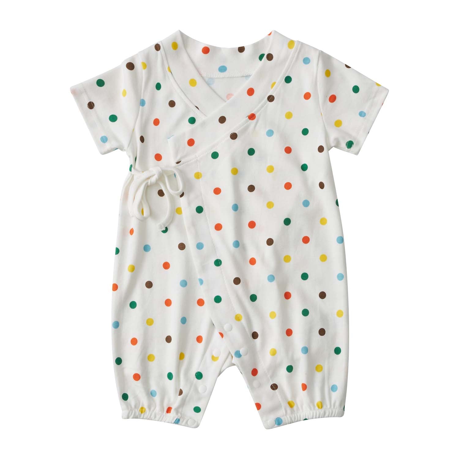 Baby Kimono Romper Colorful Polka Dots Little Kooma