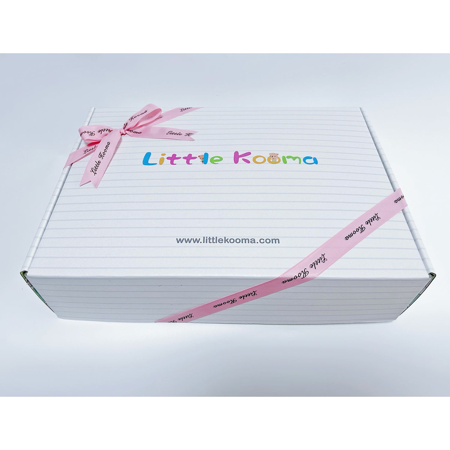New Born Baby Girl Little Kooma Brand Gift Box Pink Elephant Dotted Blanket Hooded Towel Hand Rattle Set - Little Kooma
