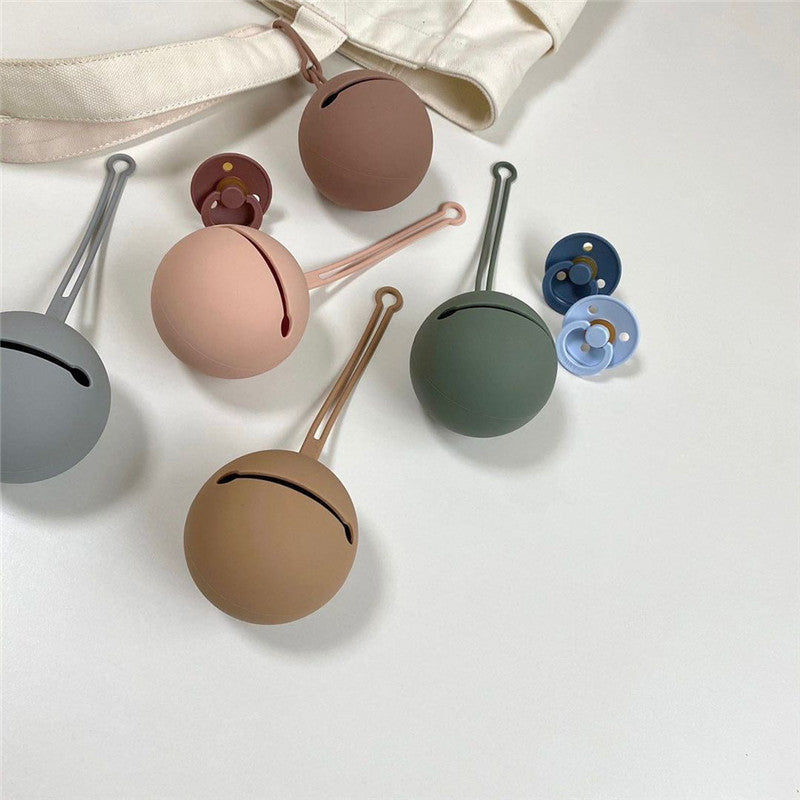 Baby Pacifier Teether Toy Food Grade Silicone Holder Case - Little Kooma