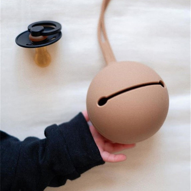 Baby Pacifier Teether Toy Food Grade Silicone Holder Case - Little Kooma