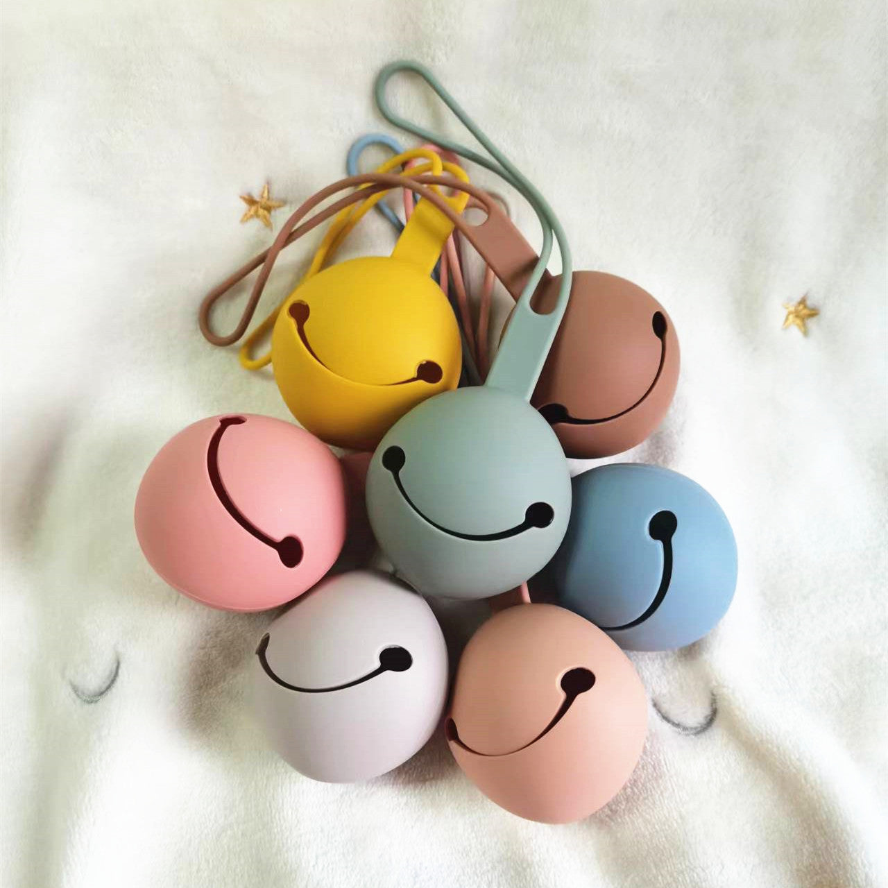 Baby Pacifier Teether Toy Food Grade Silicone Holder Case - Little Kooma