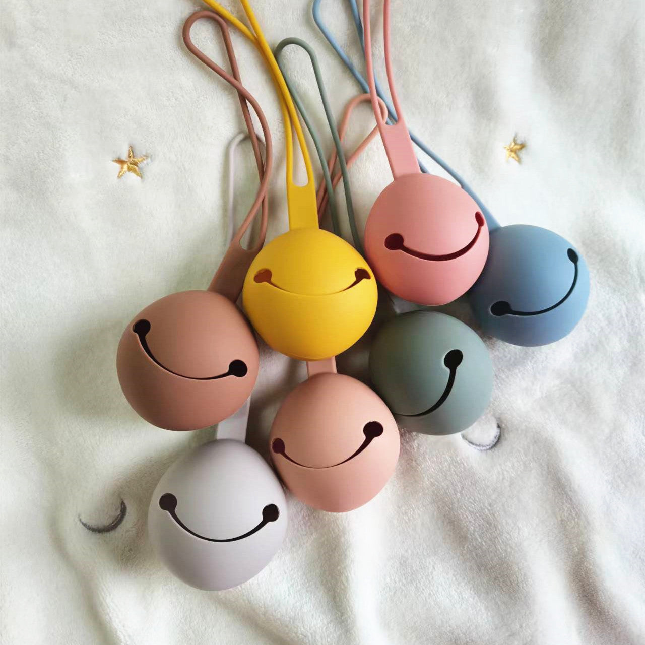 Baby Pacifier Teether Toy Food Grade Silicone Holder Case - Little Kooma