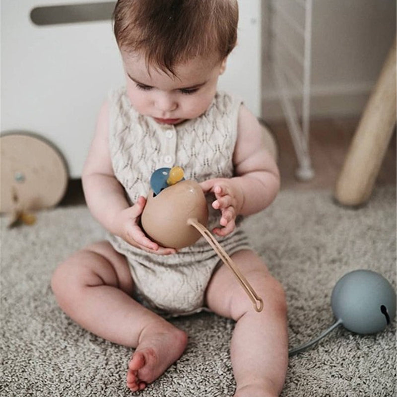 Baby Pacifier Teether Toy Food Grade Silicone Holder Case - Little Kooma