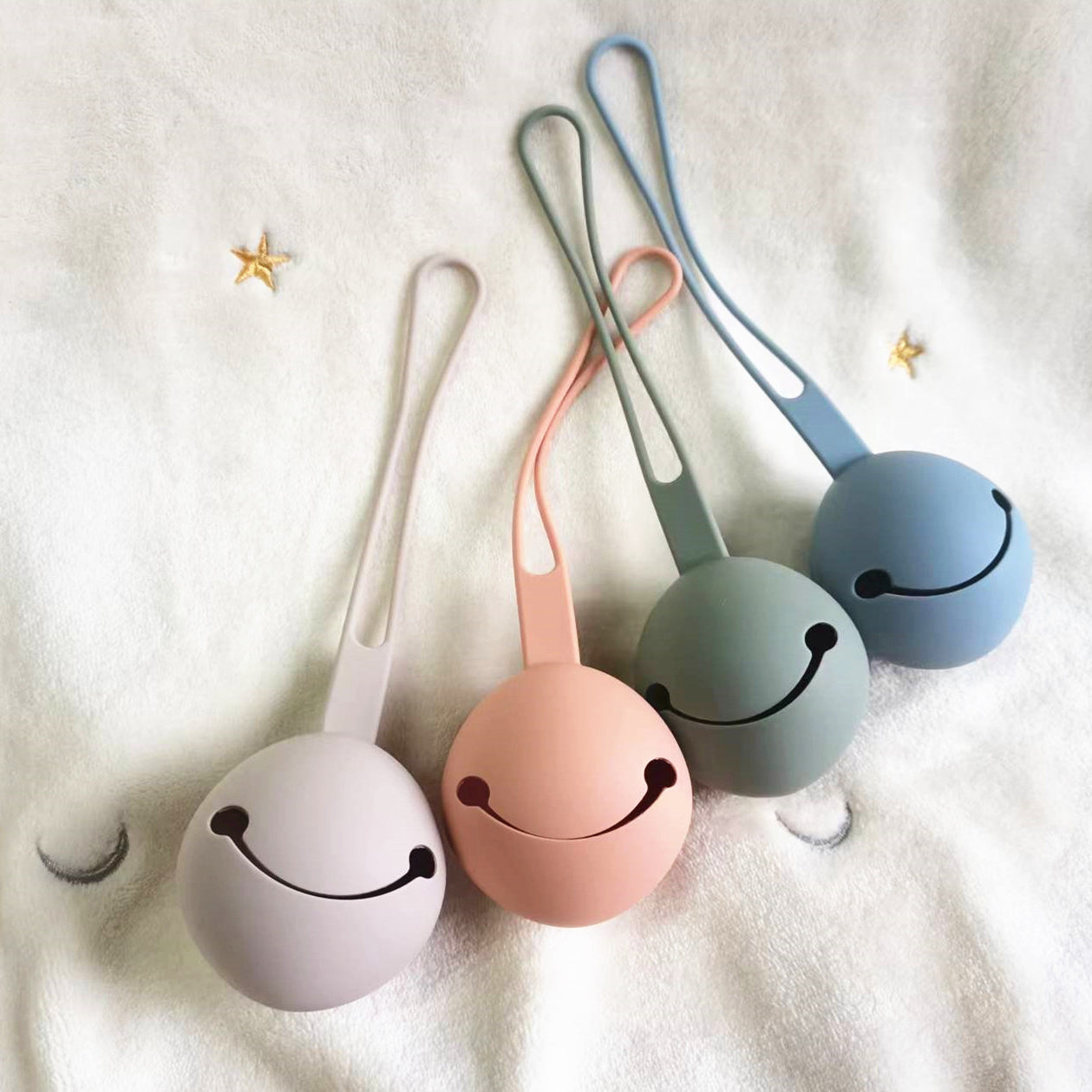 Baby Pacifier Teether Toy Food Grade Silicone Holder Case - Little Kooma