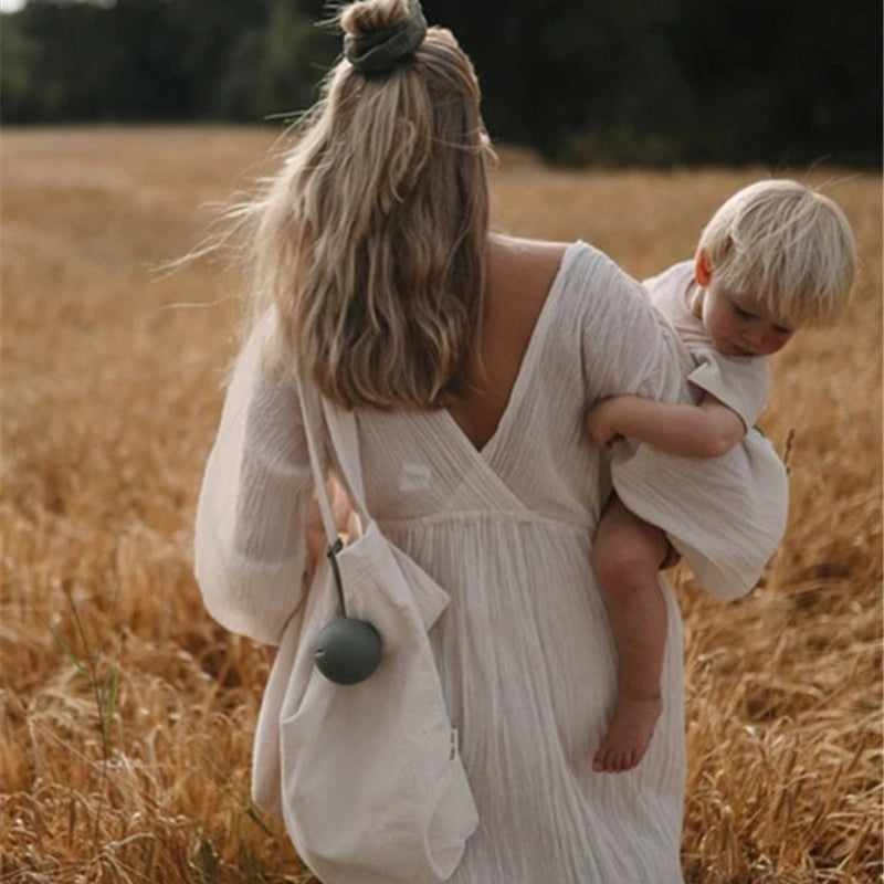 Baby Pacifier Teether Toy Food Grade Silicone Holder Case - Little Kooma