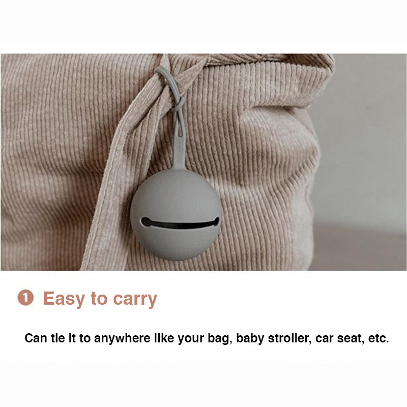 Baby Pacifier Teether Toy Food Grade Silicone Holder Case - Little Kooma