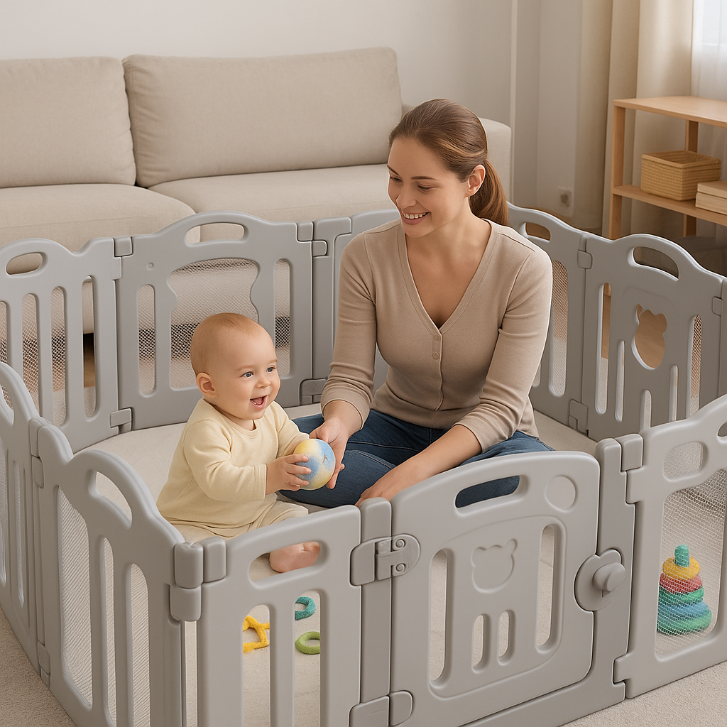 5 Benefits of the Baby Foldable Playpen Play Yard for Busy Parents