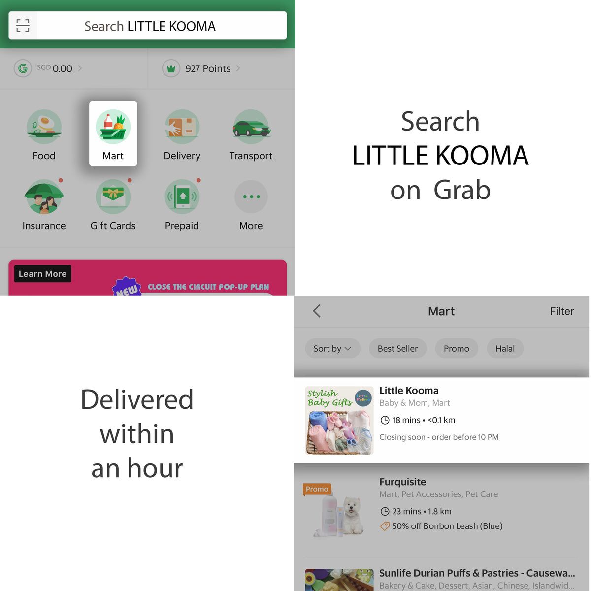 Kooma Little Kooma x Grab Mart