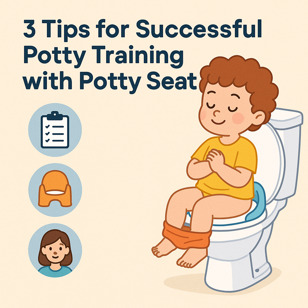 3 Tips for Successful Potty Training with our Premium Potty Seat
