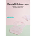 Baby Toddler Disposable Bib w Pocket 10 Piece Per Pack - Little Kooma