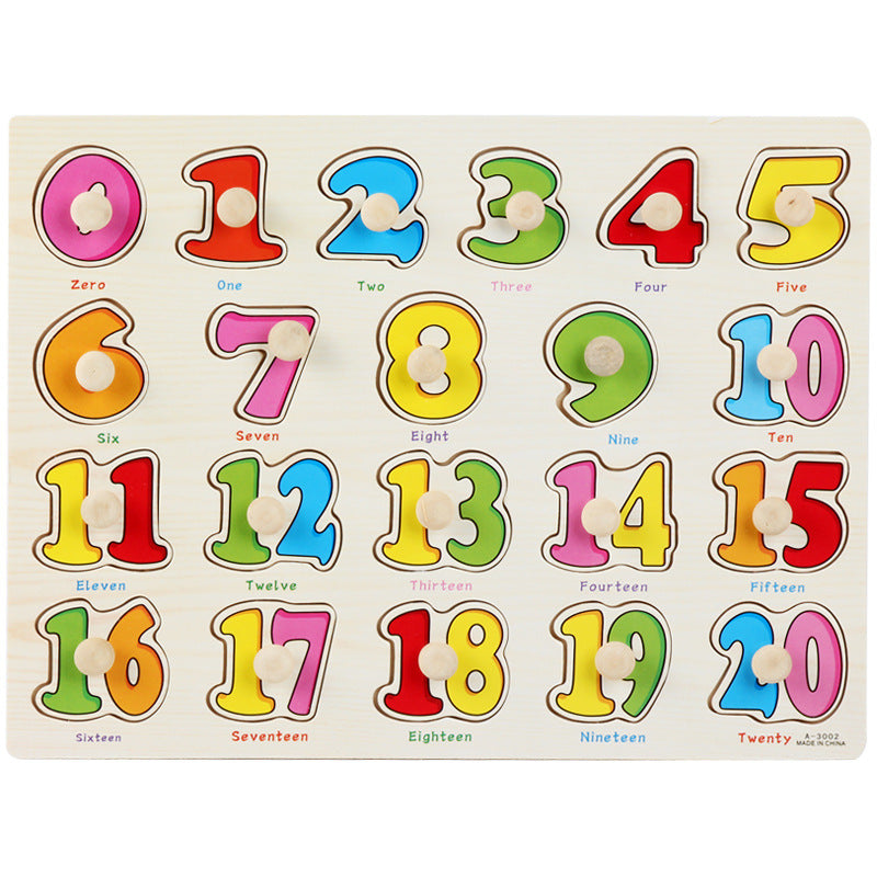 Wooden Toddler Animal Vehicle Puzzles w Handles Educational Montessori Puzzles Toys Clearance Sale 3 Years + - Little Kooma