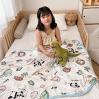 Baby Kids Cool Touch Knitted Summer Quilt Air-conditioned Room Blanket - Little Kooma