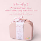 Butterfly Fairy Baby Girl Gift Set with Dress, Romper, Accessories & Premium Carry Case