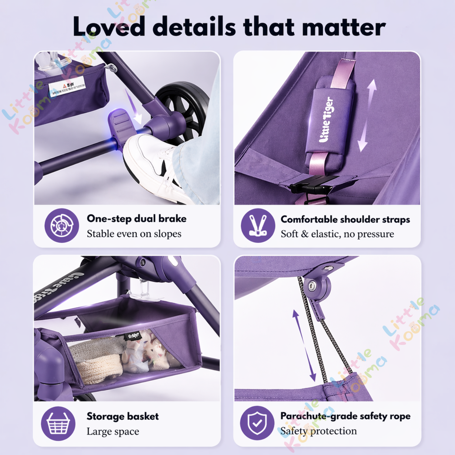 Ready Stock Baby Stroller Lightweight Foldable Cabin Size Travel Compact Portable Newborn Toddler - Little Kooma