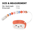 Baby Teether Set Cute SuShi Silicone Teether Set By Little Bearnier