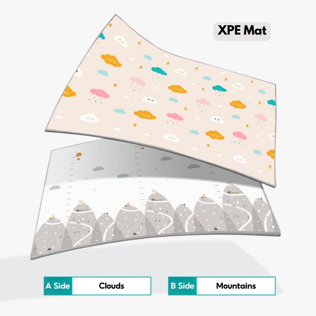 Baby Crawling Mat XPE Foam 2cm Thick Non-Slip Waterproof Play Mat High Density Cushioning