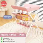 Mobile Foldable Multi-functional Baby Diaper Changing Station Table Adjustable Height - Little Kooma