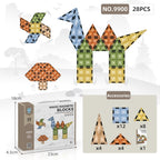 Magic Magnetic Blocks – STEM Building Toys for Kids, Creative Magnetic Tiles Set for Toddlers Ages 3-8 - Little Kooma