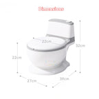 Ready Stock Children Potty Training Toilet with Flush Sound, Splash Guard & Cleaning Brush