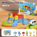 eady Stock Magnetic Anti-Gravity Track Car DIY Electric Train Toy Set STEM Learning Gift for Kids 3+ - Little Kooma