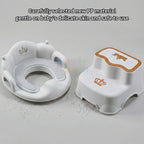 Ready Stock Baby Potty Training Toilet Seat with Anti-Slip Step Stool & Soft Cushion