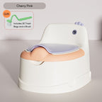 Baby Toddler Infant Boy Girl Plastic Cute Dinosaur Potty Training Seat Potty Toilet Chair With Closing Lid - Little Kooma