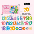 Ready Stock Magnetic Alphabet & Number Puzzle Early Learning Toy for Kids 3 Years + - Little Kooma