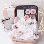 Butterfly Fairy Baby Girl Gift Set with Dress, Romper, Accessories & Premium Carry Case