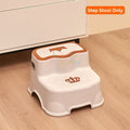 Ready Stock Baby Potty Training Toilet Seat with Anti-Slip Step Stool & Soft Cushion - Little Kooma