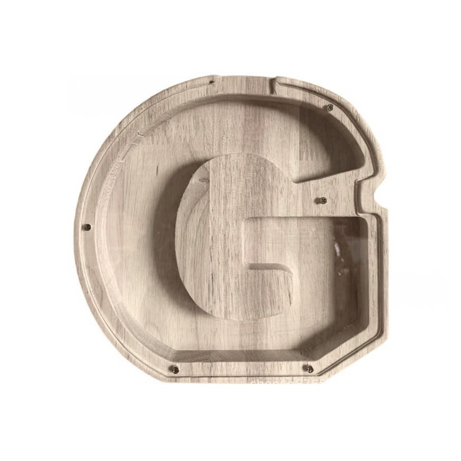 Wooden Cartoon Alphabet Piggy Bank Clearance Sale 3 Years +