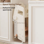 Ready Stock Foldable Baby High Chair & Kids Study Chair – Adjustable Height, Safety Guard, Learning Tower