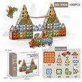 Magic Magnetic Blocks – STEM Building Toys for Kids, Creative Magnetic Tiles Set for Toddlers Ages 3-8 - Little Kooma