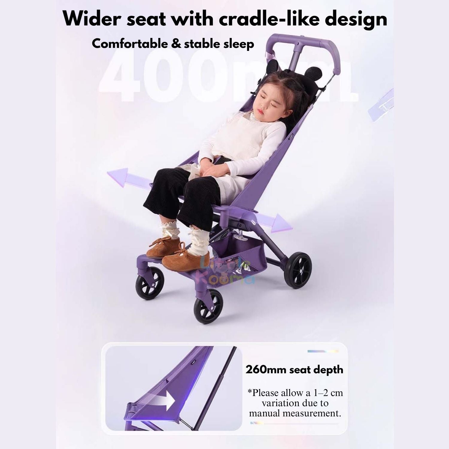 Ready Stock Baby Stroller Lightweight Foldable Cabin Size Travel Compact Portable Newborn Toddler - Little Kooma
