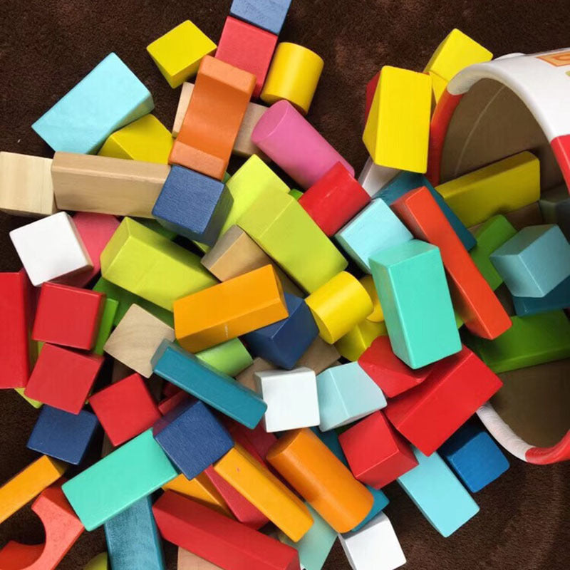 Kids Wooden Building Blocks Clearance Sale 18 Months +