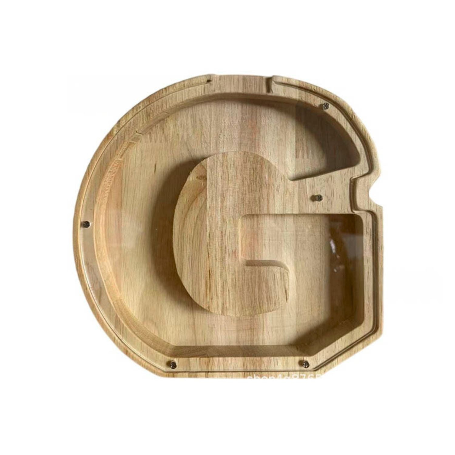 Wooden Cartoon Alphabet Piggy Bank Clearance Sale 3 Years +